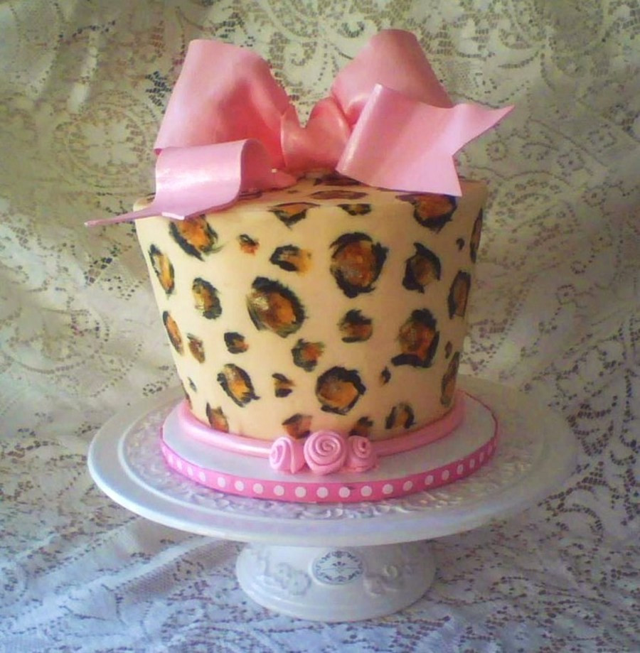 Cheetah Print Birthday Cake
 Leopard Print Birthday Cake For Friend CakeCentral