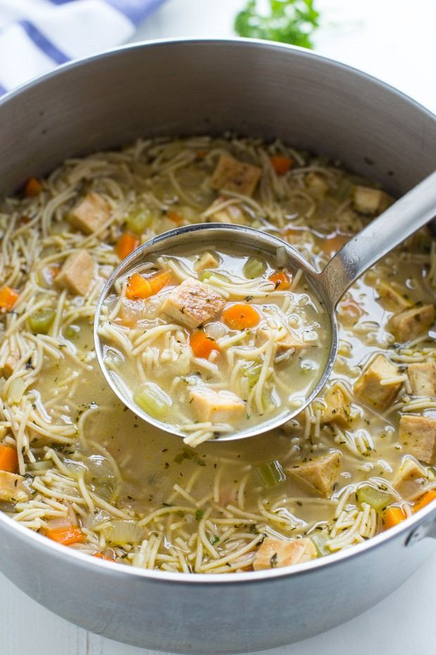 Chicken And Tofu Recipes
 Tofu ‘Chicken’ Noodle Soup