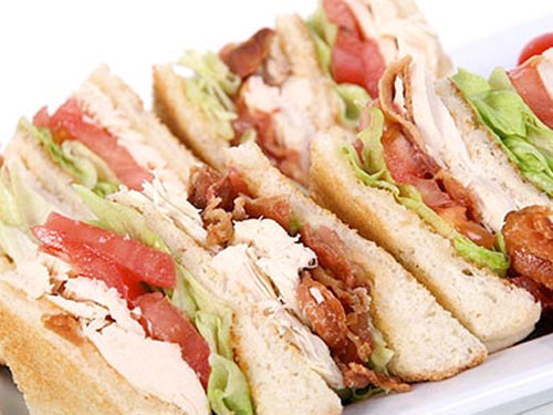 Chicken Bacon Sandwiches
 Chicken Bacon Club Sandwich