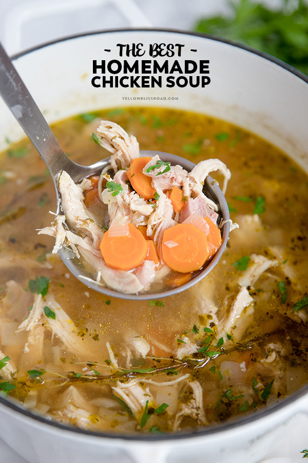 Chicken Broth Soup Recipe
 Homemade Chicken Soup Recipe