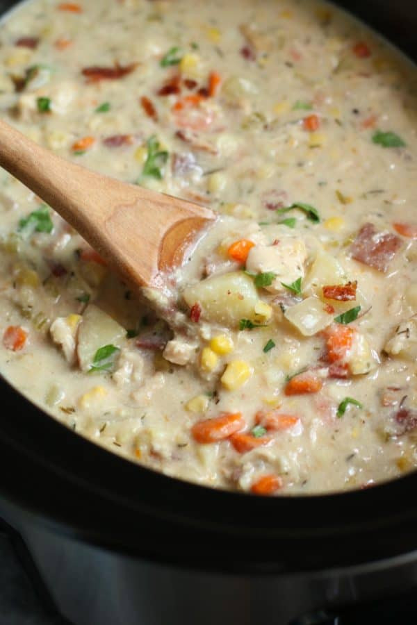 Chicken Chowder Soup
 Slow Cooker Chicken Corn Chowder The Real Food Dietitians