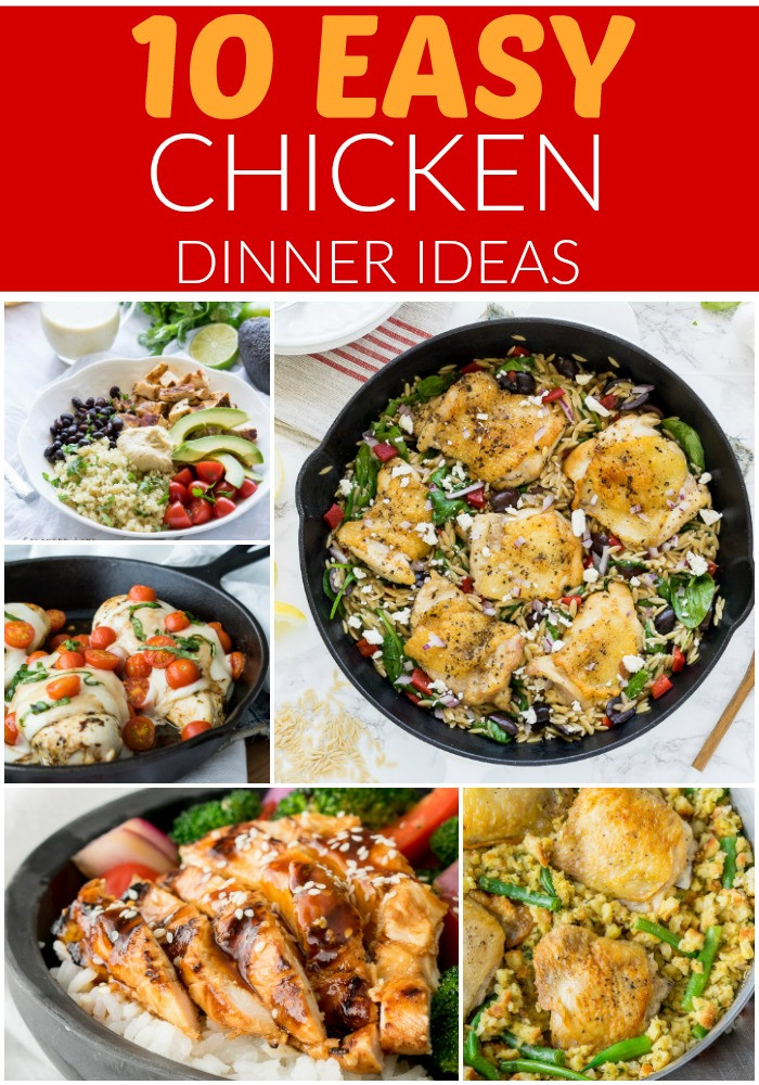 Chicken Dinner Party Ideas
 10 Easy Chicken Dinner Ideas I Wash You Dry