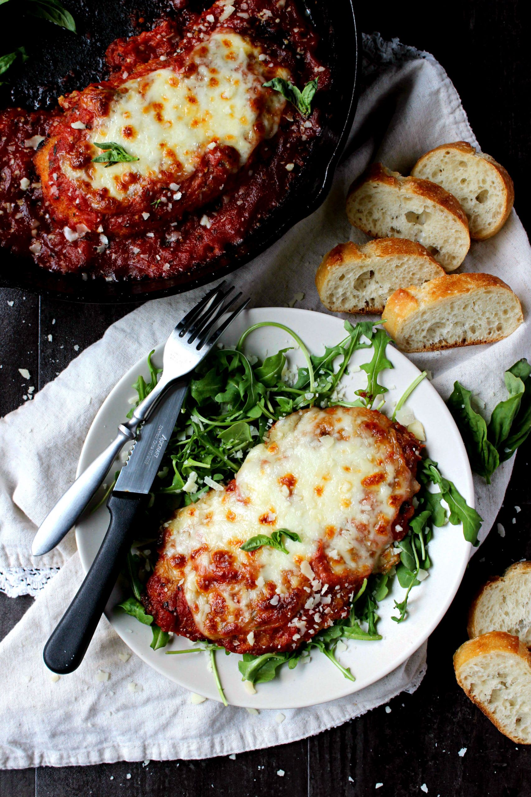 Chicken Dinner Recipes For Two
 Dinner for Two Skillet Chicken Parmesan Wry Toast