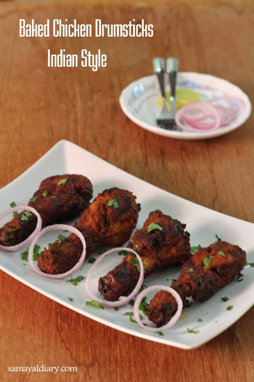 Chicken Drumstick Recipes Indian
 Baked Chicken Drumsticks Indian Style Samayal Diary