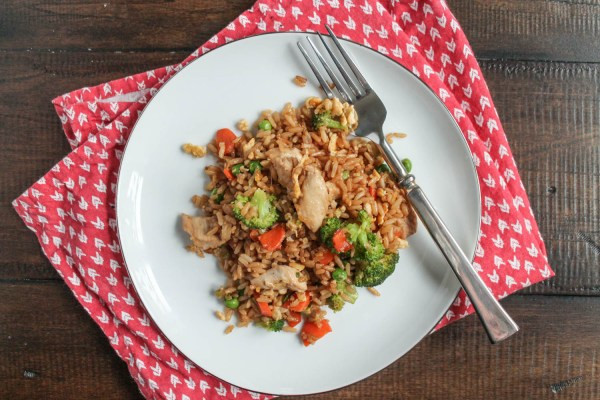 Chicken Fried Rice With Vegetables
 Chicken and Ve able Fried Rice thekittchen