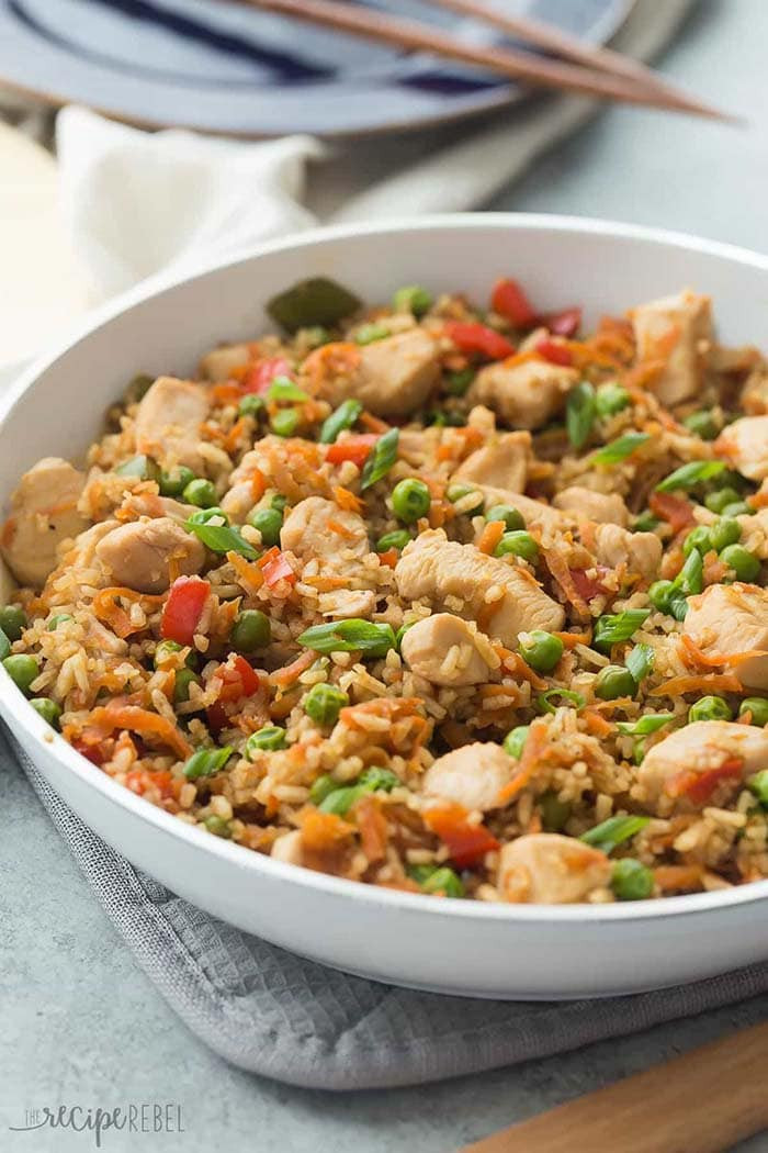 Chicken Fried Rice With Vegetables
 10 30 Minutes or Less Chicken Dinners The Cookie Rookie