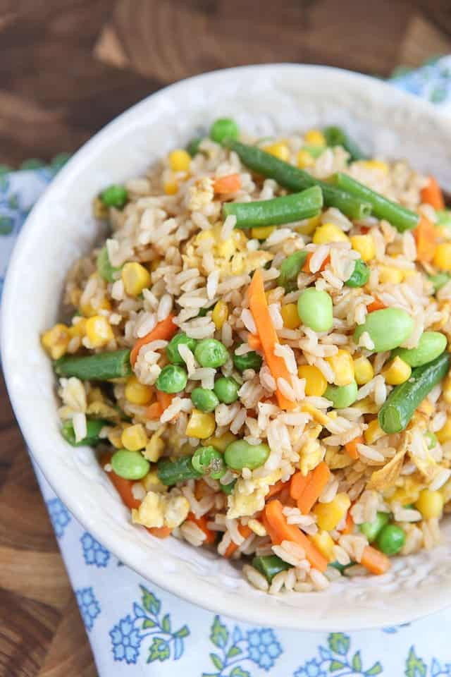 Chicken Fried Rice With Vegetables
 5 Ingre nt Ve able Fried Brown Rice Aggie s Kitchen