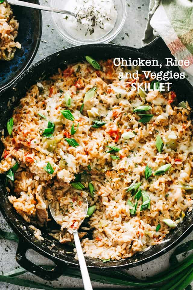 Chicken Fried Rice With Vegetables
 Chicken Rice and Ve able Skillet
