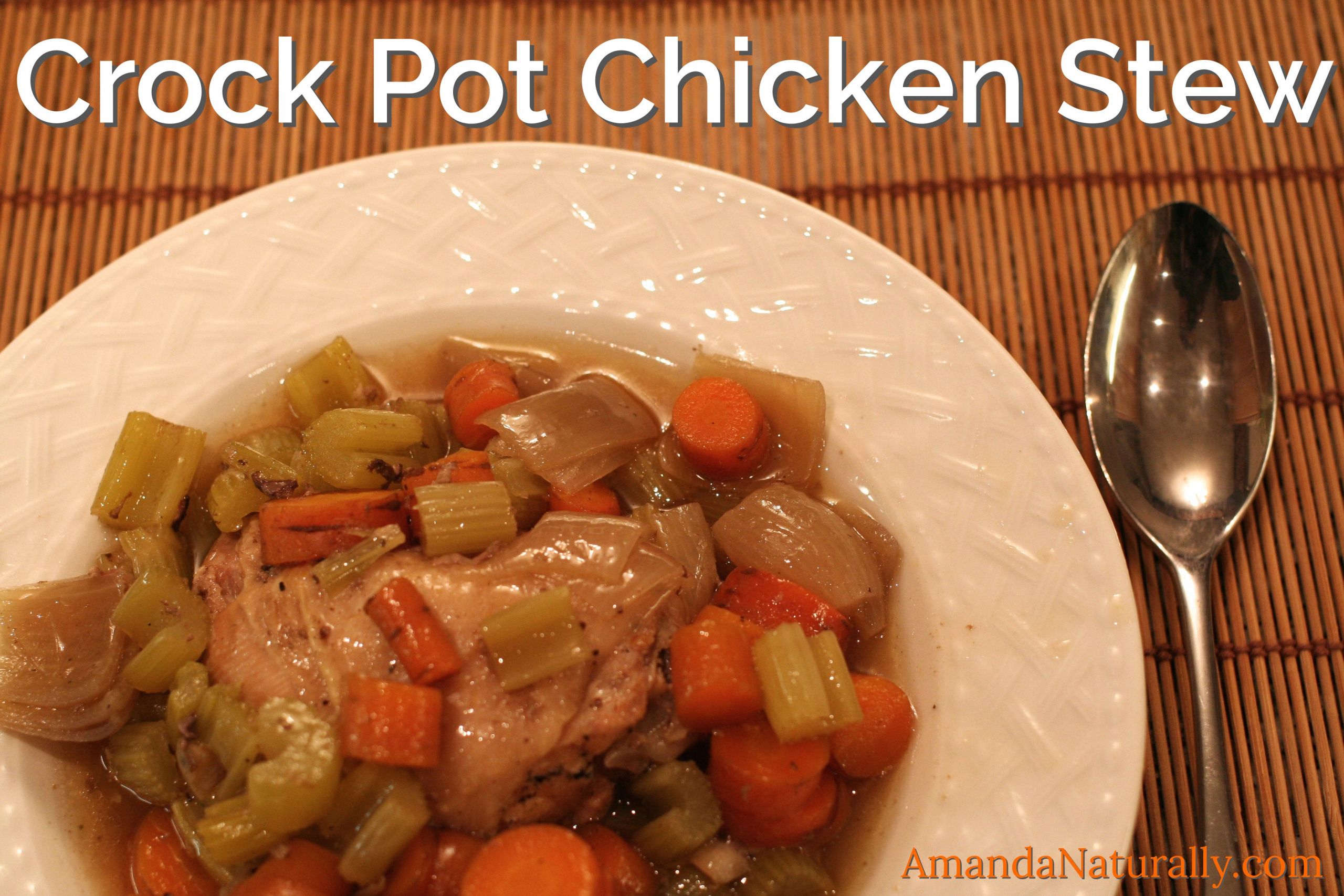 Chicken Stew In A Crock Pot
 Crockpot Chicken Stew Amanda Naturally
