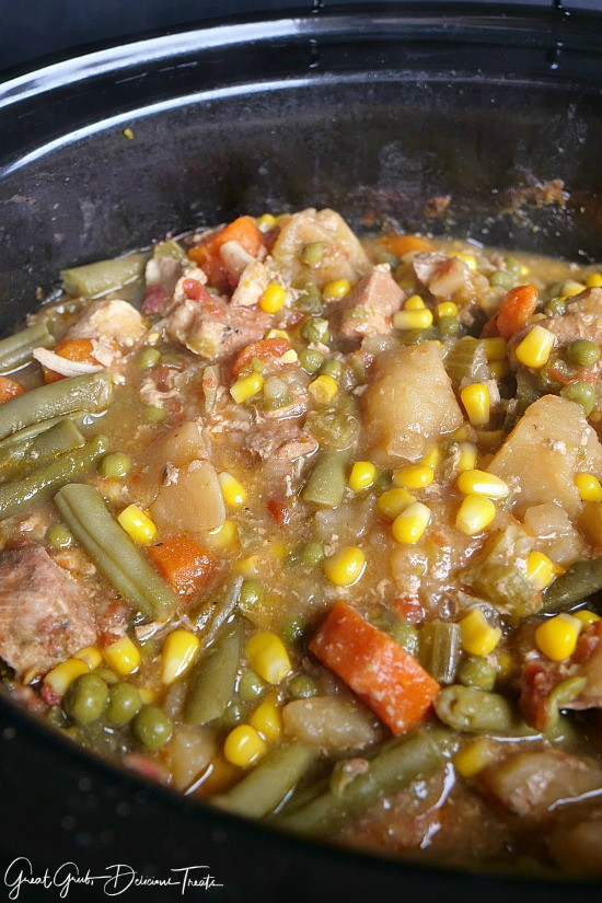 Chicken Stew In A Crock Pot
 Crock Pot Hearty Chicken Stew Great Grub Delicious Treats