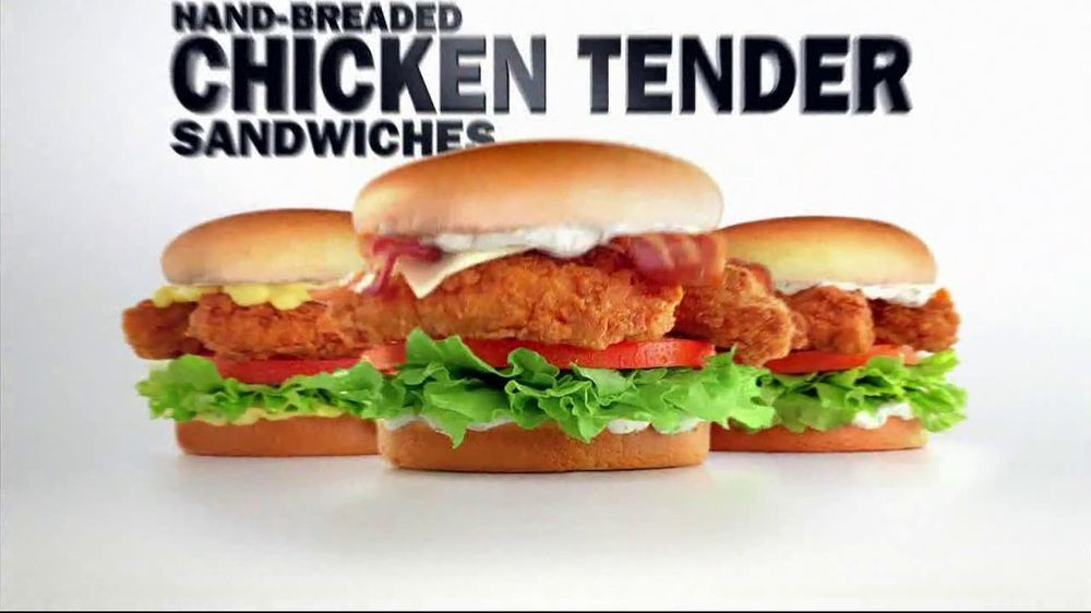 Chicken Tenders Sandwich
 Carl s Jr Chicken Tenders Sandwich TV Spot iSpot