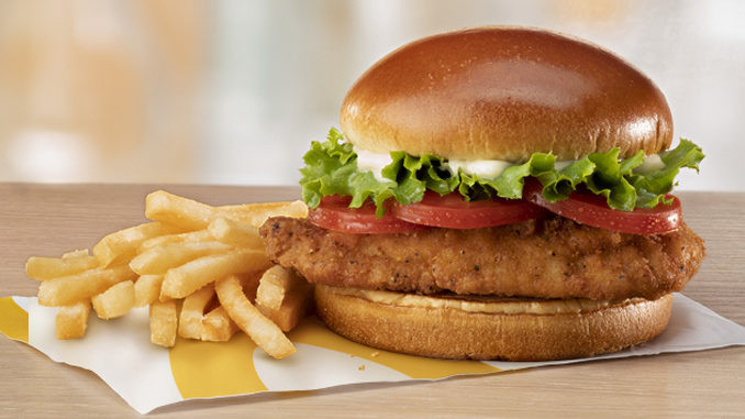 Chicken Tenders Sandwich
 McDonald’s Tests Mighty Chicken Sandwiches And Mighty