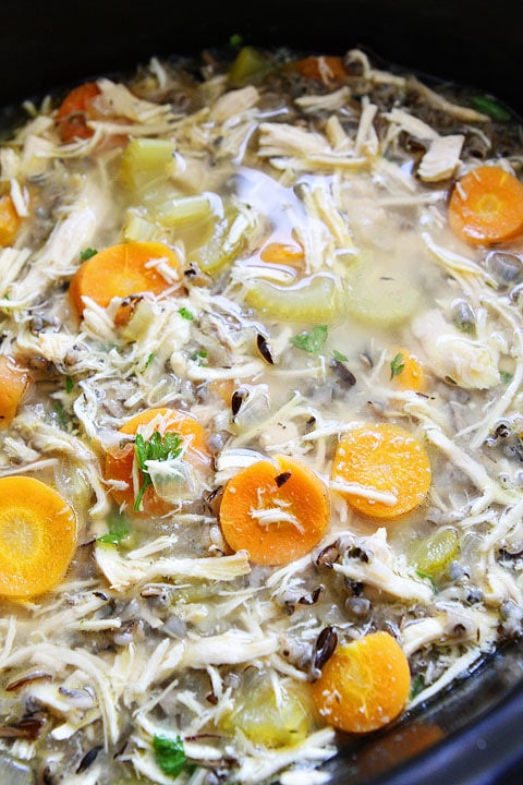 Chicken Wild Rice Soup Slow Cooker
 Slow Cooker Chicken and Wild Rice Soup