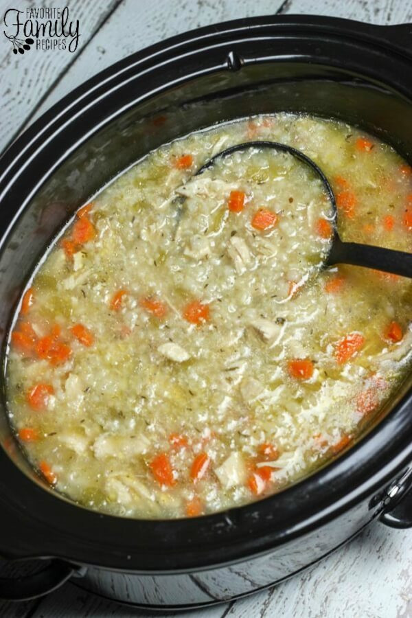 Chicken Wild Rice Soup Slow Cooker
 Slow Cooker Chicken and Rice Soup