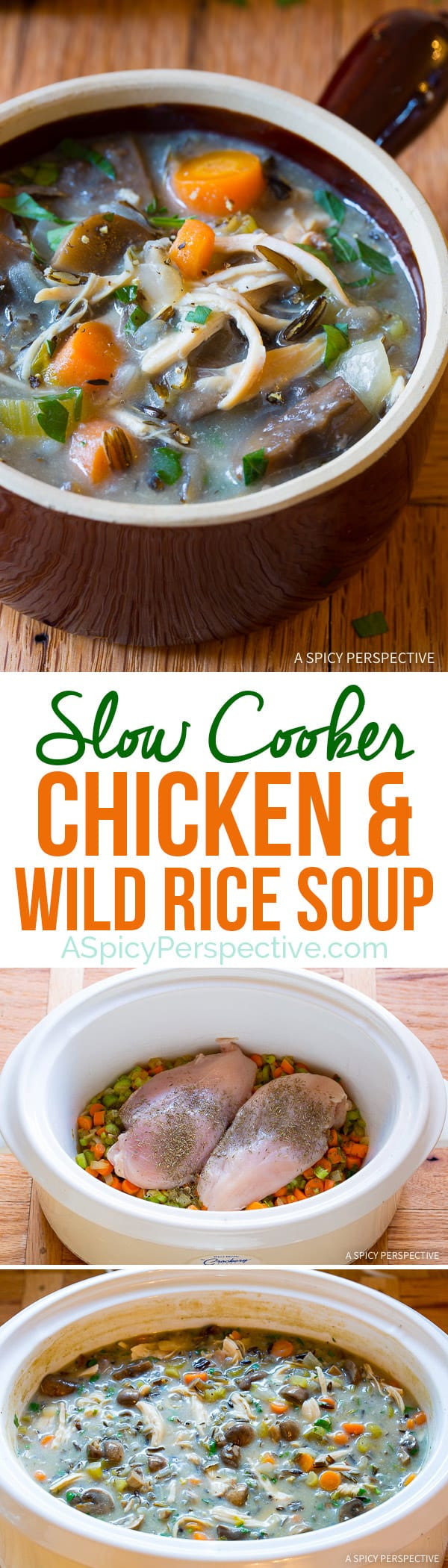 Chicken Wild Rice Soup Slow Cooker
 Slow Cooker Chicken Wild Rice Soup Healthy A Spicy