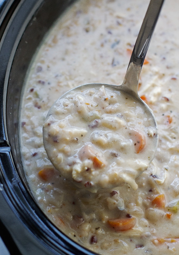 Chicken Wild Rice Soup Slow Cooker
 Creamy Chicken Wild Rice Soup Slow Cooker Recipe