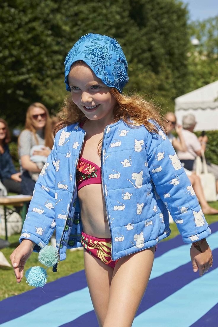 Child Bikini Fashion Show
 Jacket by Smafolk bikini by Colour Kids at the CIFF Kids
