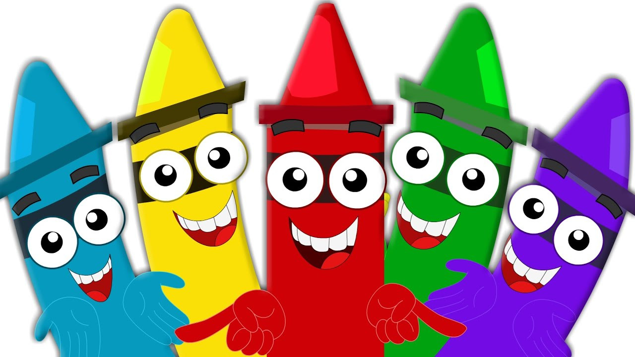 Child Coloring Clipart
 Crayons Color Song