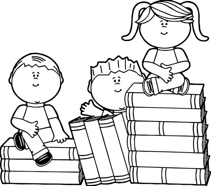 Child Coloring Clipart
 Books Coloring Pages Educational Coloring Pages
