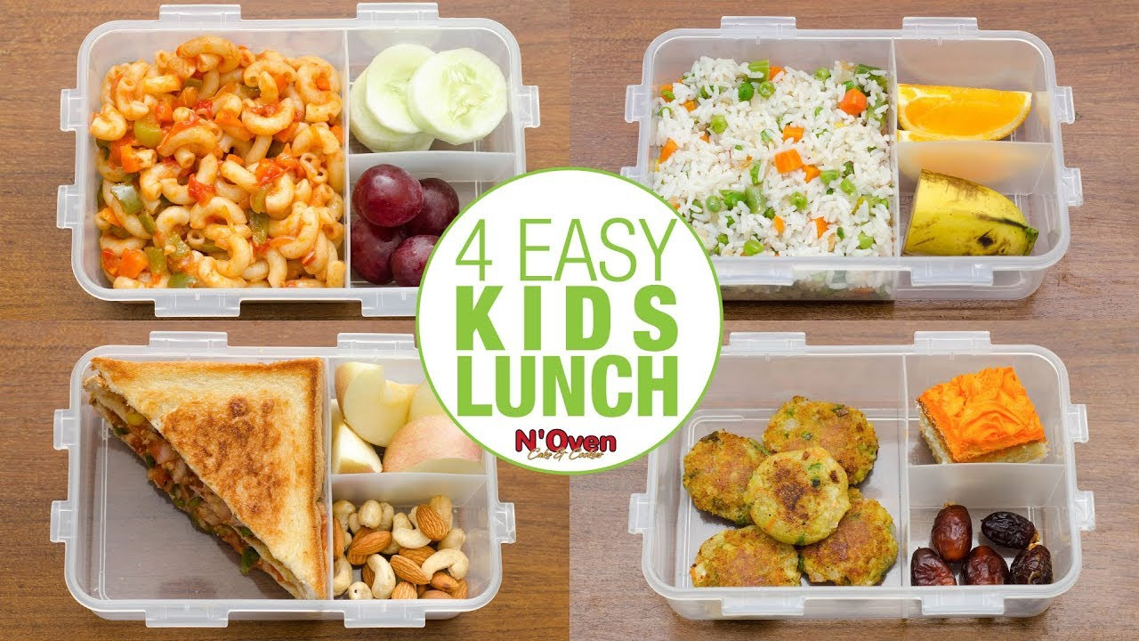 Child Food Recipe
 4 INDIAN LUNCH BOX IDEAS l KIDS LUNCH BOX RECIPES l KIDS