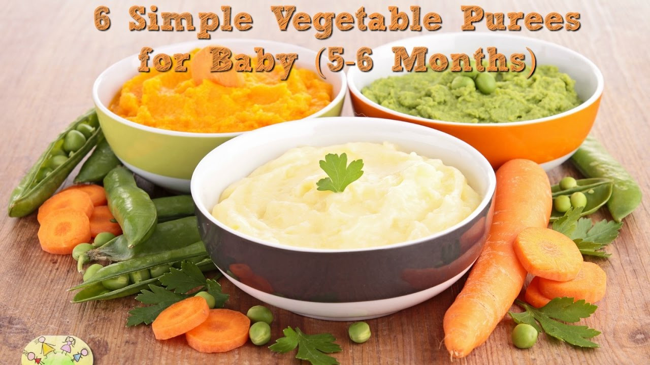Child Food Recipe
 6 ve able puree for 5 6 months baby