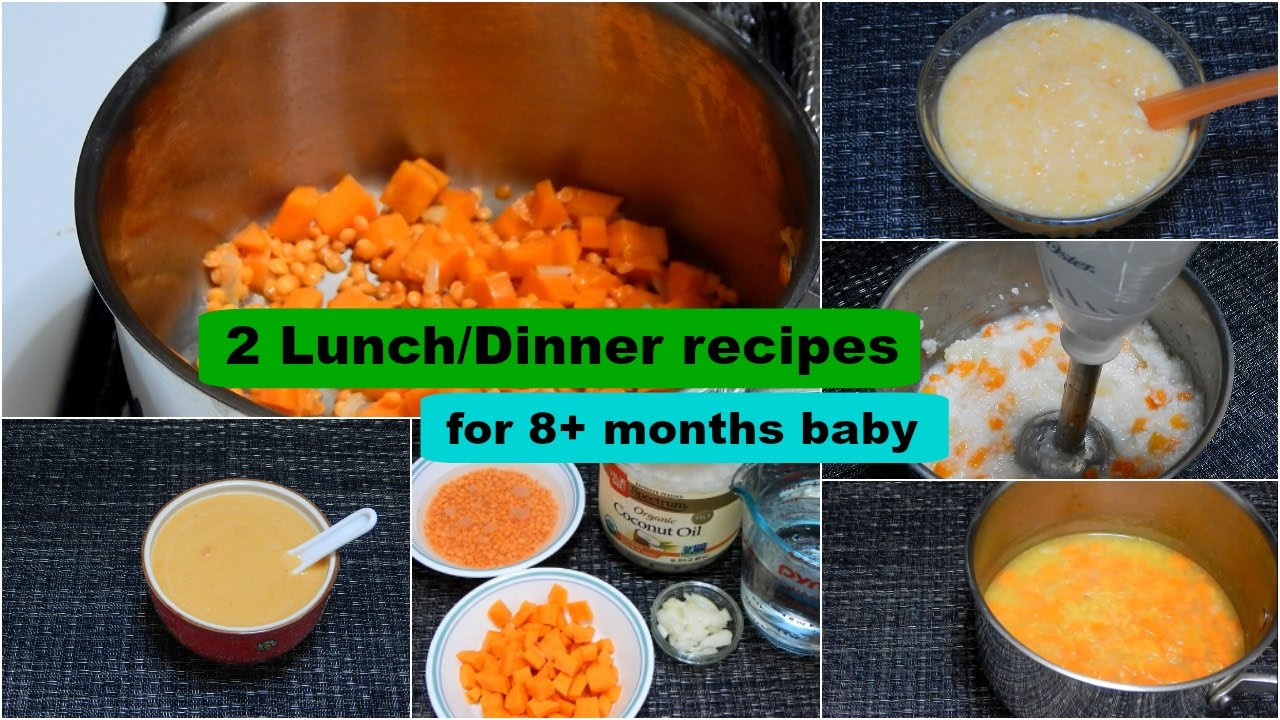 Child Food Recipe
 2 Lunch Dinner Recipes for 8 months Baby l Healthy Baby