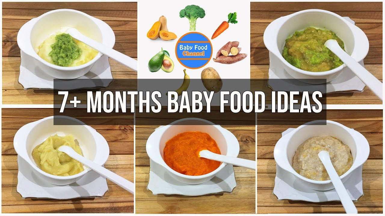 Child Food Recipe
 7 Months Baby Food Ideas – 5 Healthy Homemade Baby Food