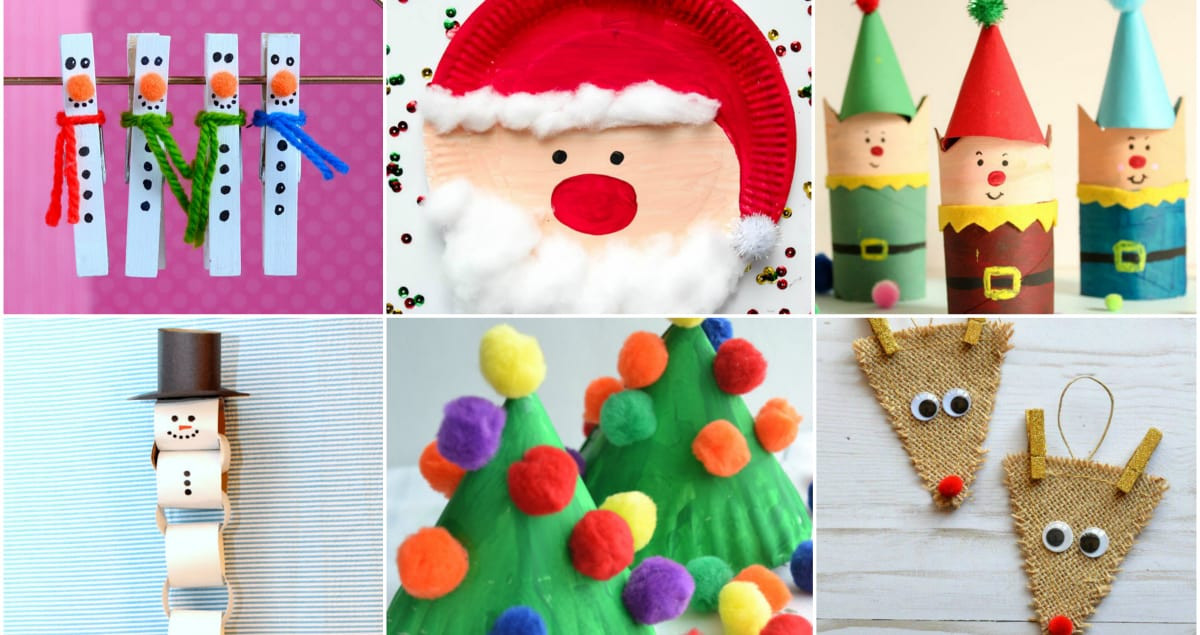 Children Crafts For Christmas
 24 Easy Christmas Crafts For Kids