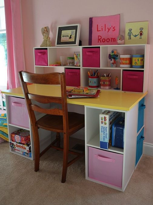 Children Desk With Storage
 DIY Desk for Kids