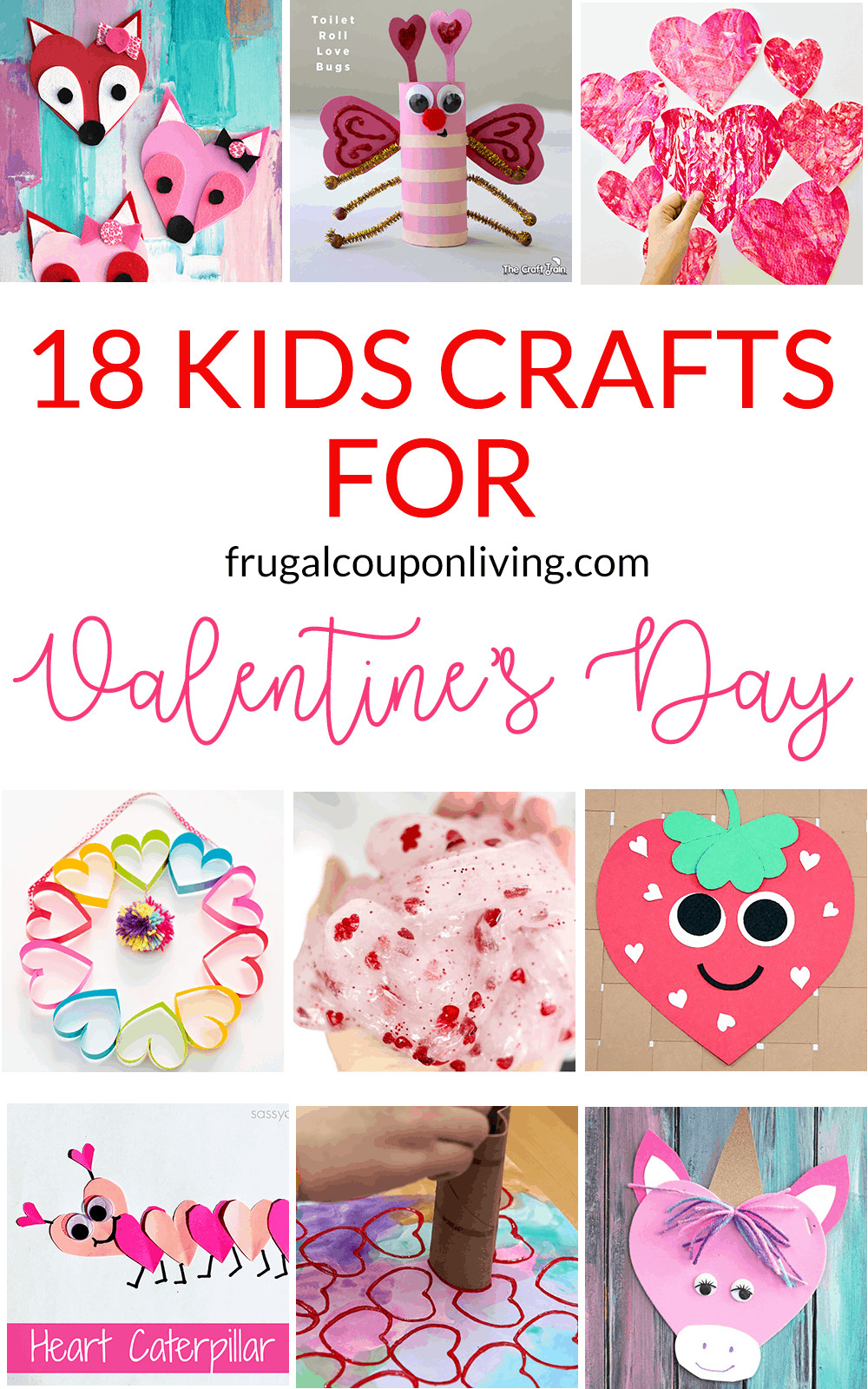 Children Valentine Crafts
 18 Super Cute DIY Valentines Crafts for Kids