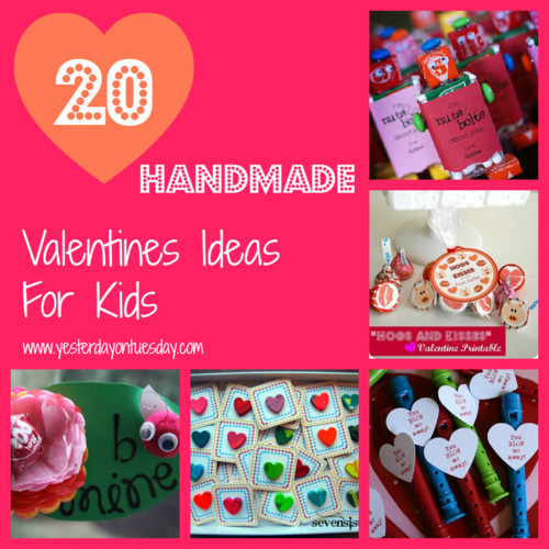 Children Valentine Gift Ideas
 20 Handmade Valentines for Kids