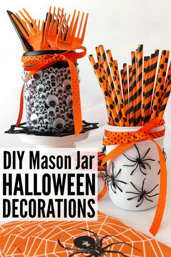 Children'S Halloween Party Decoration Ideas
 20 Creative DIY Mason Jars for This Halloween For