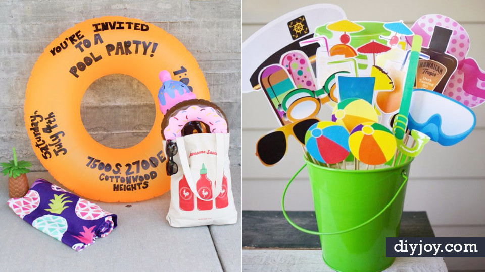 Children'S Pool Party Ideas
 31 DIY Pool Party Ideas To Cool f Your Summer