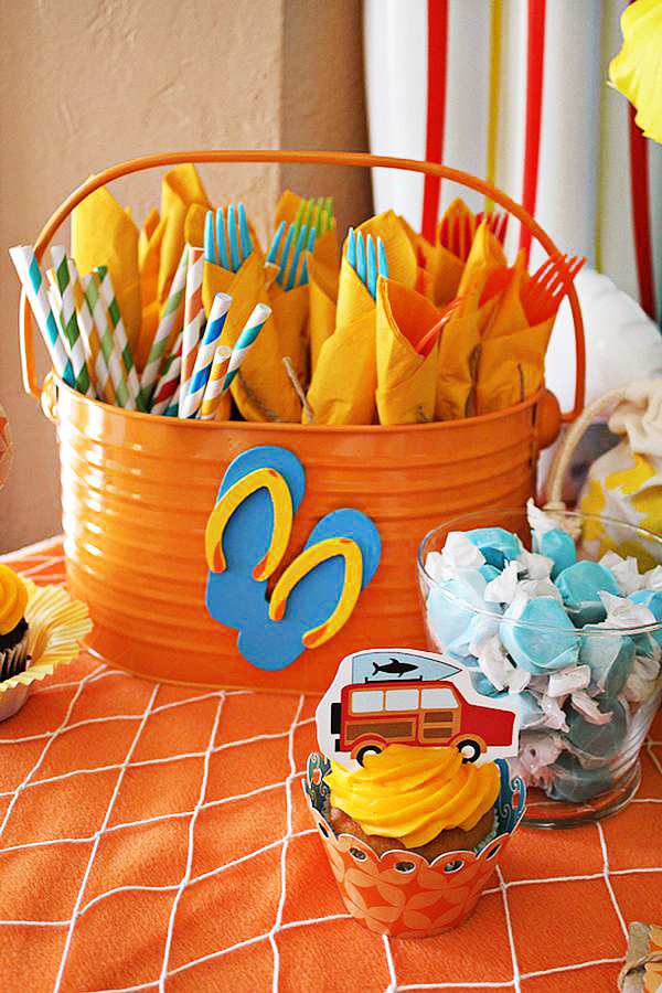 Children'S Pool Party Ideas
 Cheer s to Summer Surfer Style Kids Pool Party Ideas