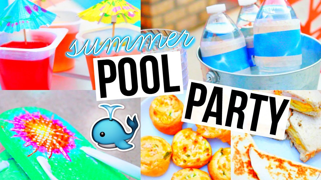 Children'S Pool Party Ideas
 DIY POOL PARTY Snacks Decor & More