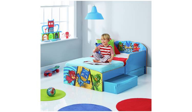 Childrens Beds With Underbed Storage
 Buy Argos Home PJ Masks Toddler Bed with Underbed Storage