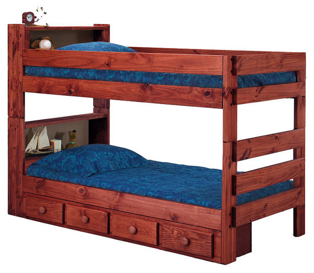 Childrens Beds With Underbed Storage
 Ameriwood Twin Book Case Bunk Bed With Underbed Storage
