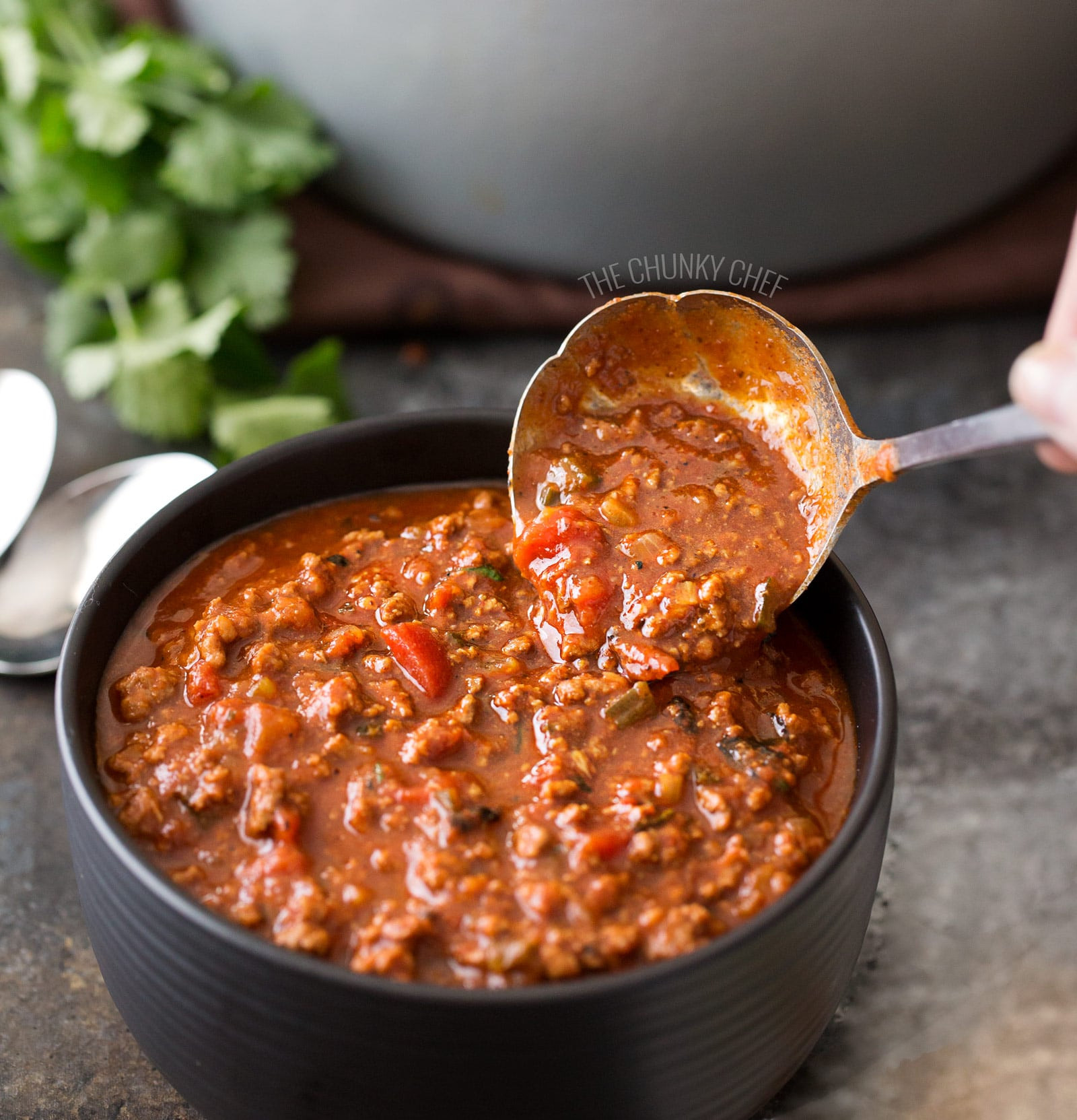 Chili Recipe With Beef Broth
 Smoky Beef and Poblano Pepper Chili The Chunky Chef