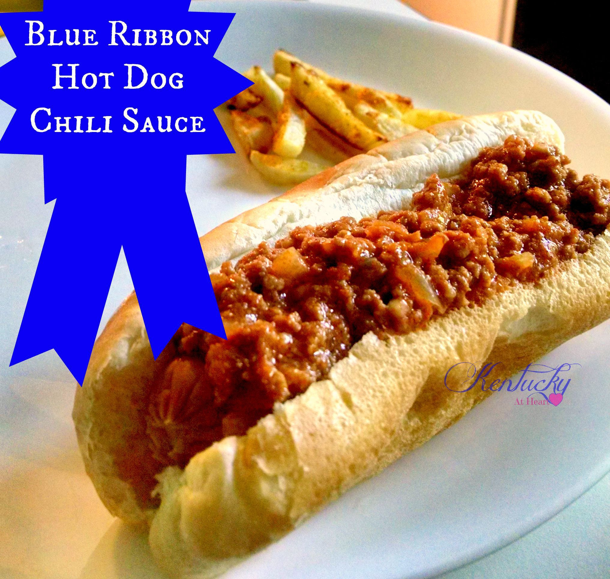 Chili Sauce For Hot Dogs
 Blue Ribbon Hot Dog Chili Sauce …