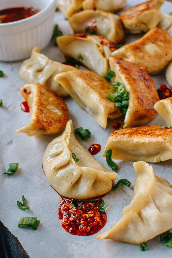 Chinese Chicken Dumplings
 Chicken Dumplings with Shiitake Mushrooms The Woks of Life