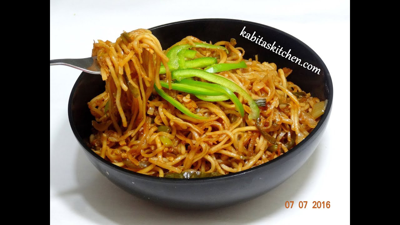 Chinese Chicken Noodles Recipes
 Chicken Noodles Recipe Chicken Hakka Noodles Chinese