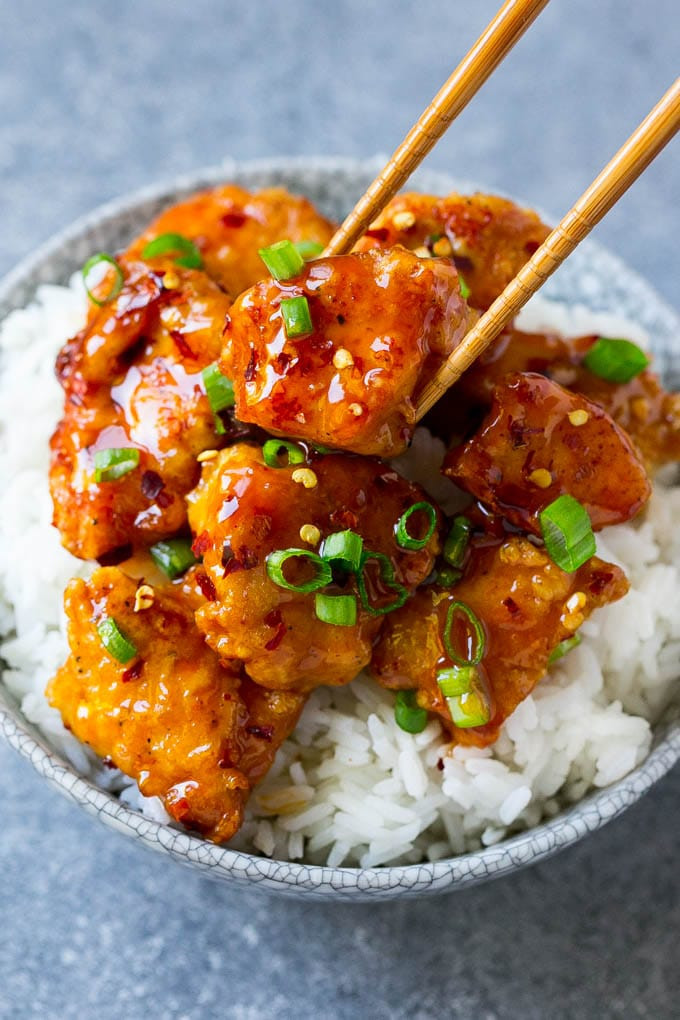 Chinese Chicken Recipes Easy
 Firecracker Chicken Dinner at the Zoo