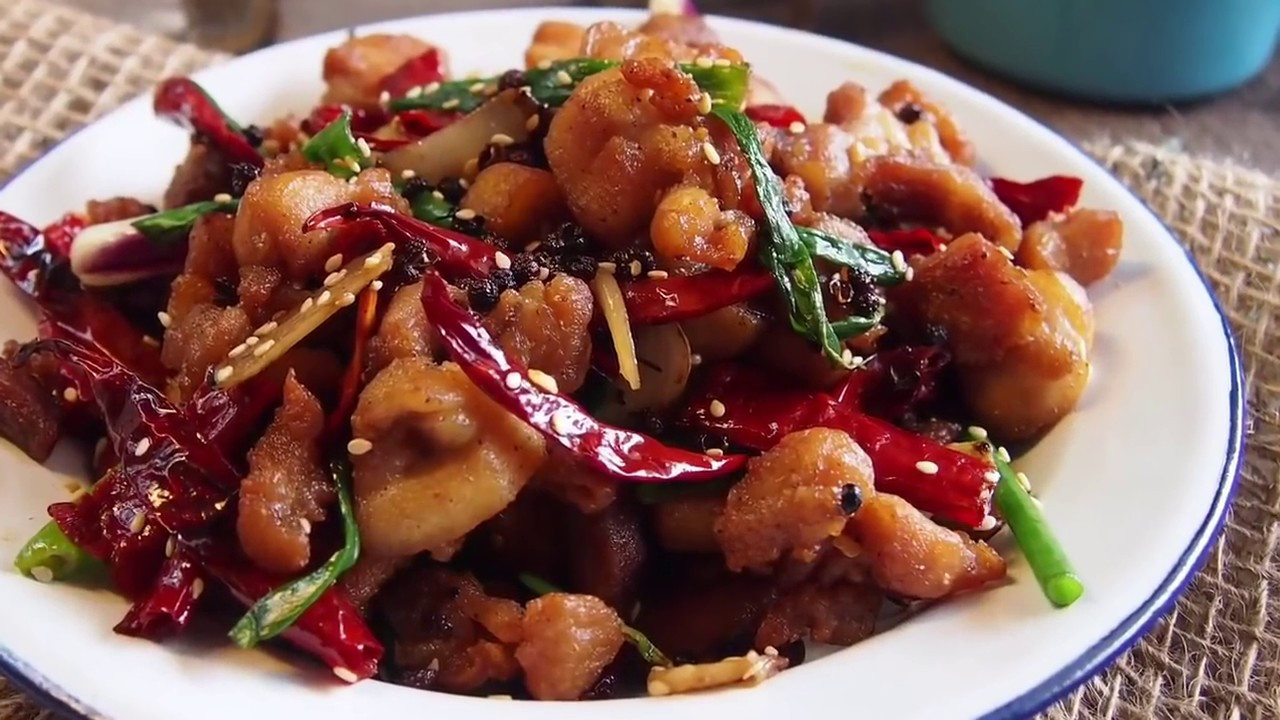 Chinese Chicken Recipes Easy
 Easy Chinese Recipe Sichuan Spicy Chicken 辣子鸡 Szechuan