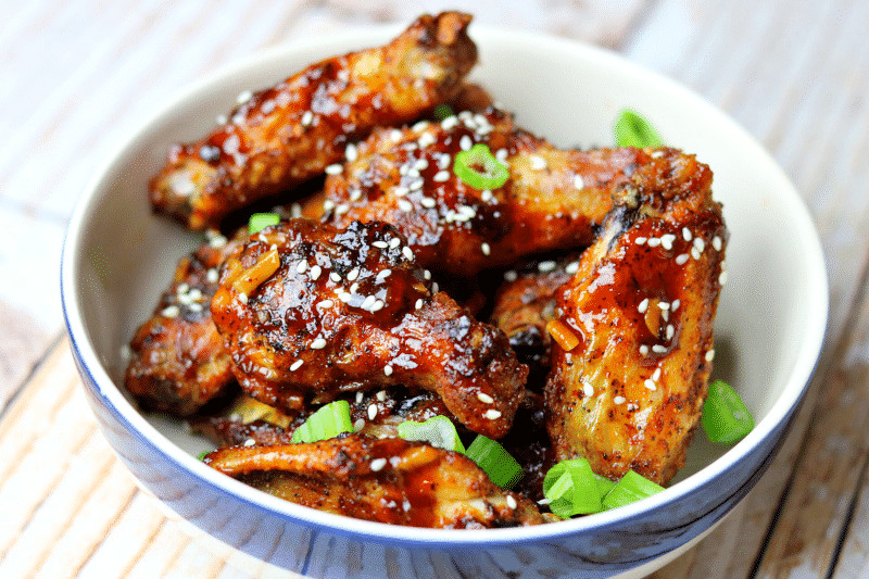 Chinese Chicken Wings Calories
 Keto Sweet Chili Sticky Asian Chicken Wings