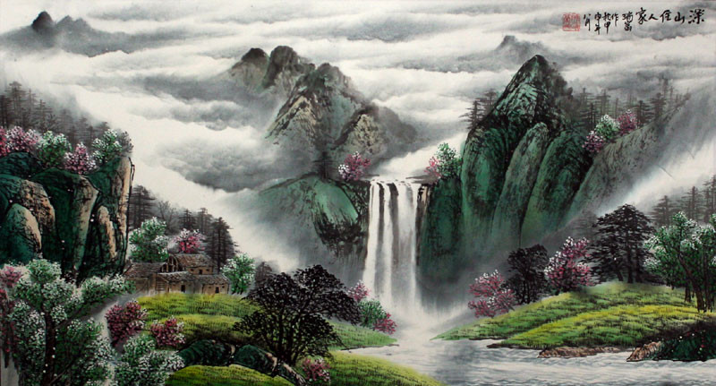 Chinese Landscape Paintings
 Magic Original Work of Mlmlxaxa pare Chinese paintings