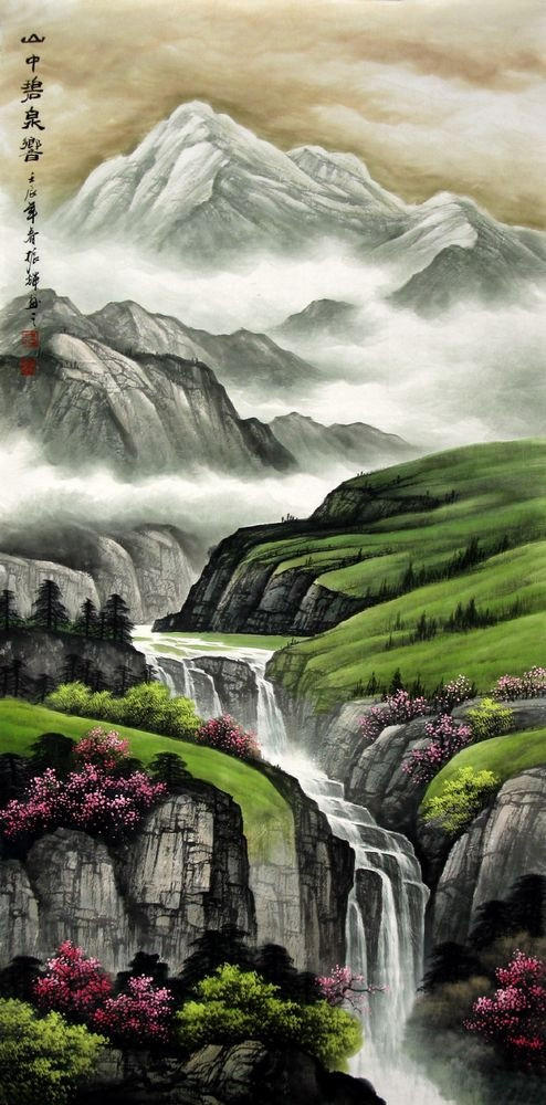 Chinese Landscape Paintings
 great pics Chinese Landscape Painting by Liu Zhenghui