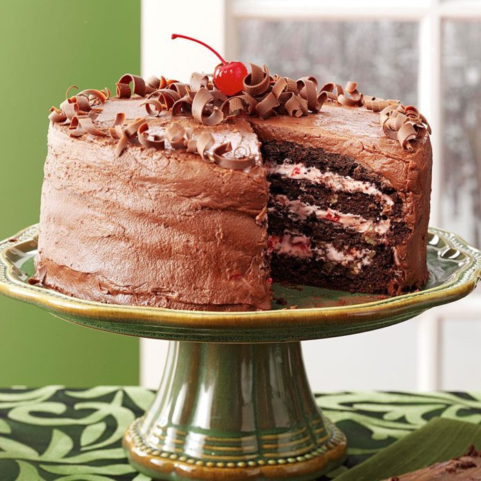 Chocolate Cherry Cake Recipes
 Cherry Chocolate Layer Cake Recipe