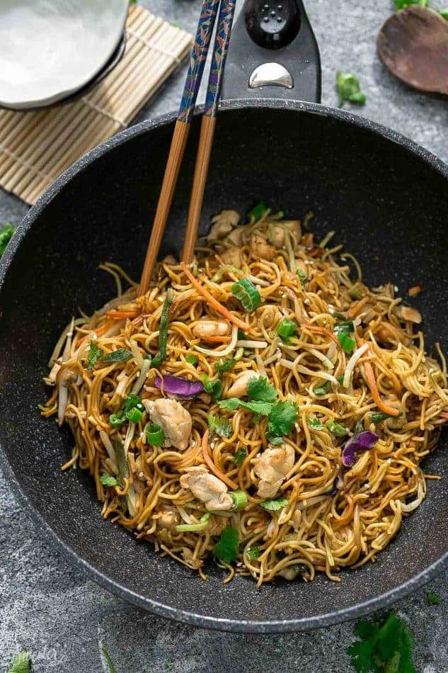 Chow Mein Noodles Ingredients
 Easy Chicken Chow Mein