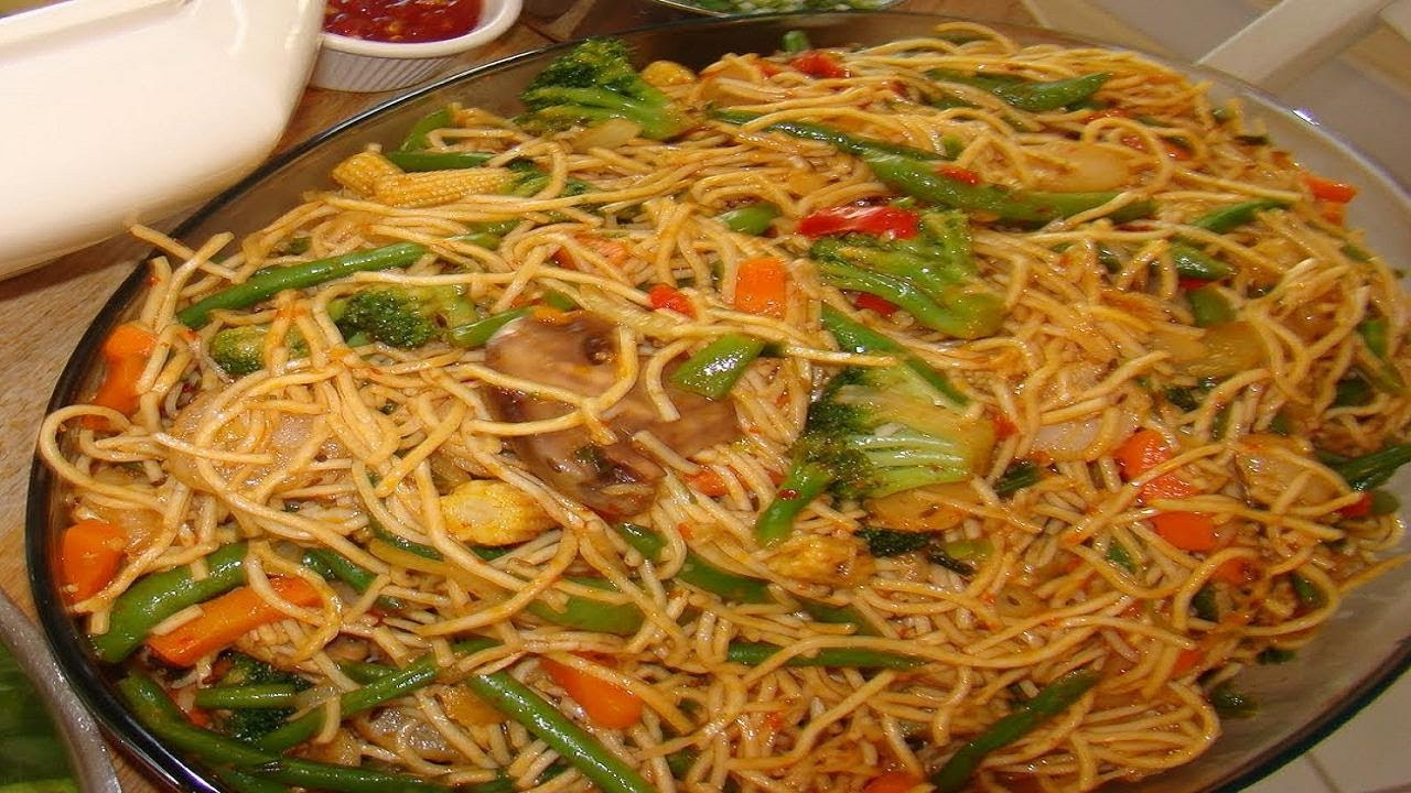 Chow Mein Noodles Ingredients
 How to make Hakka Noodles Video Recipe Ve able Chow