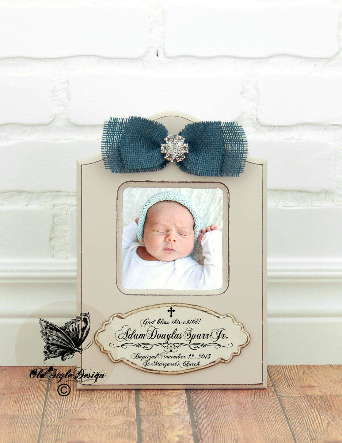 Christening Gift Ideas For Baby Boy
 Baptism Gift BOY Christening Gift Boy by OldStyleDesignFrames